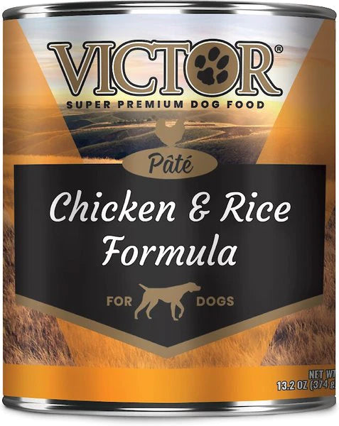 Victor Chicken and Rice Formula Tin Meat (12) Case