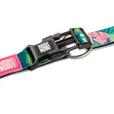 Max and Molly Dog Collar Tropical (Comes with QR Code) Small