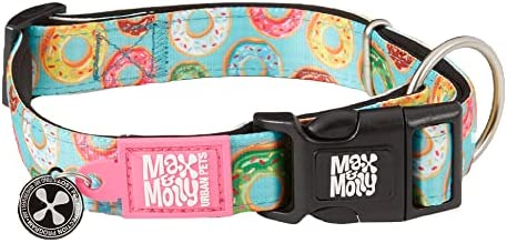 Max and Molly Dog Collar Donut (Comes with QR Code) Large