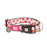 Max and Molly Dog Collar Strawberry (Comes with QR Code) Small