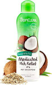 Tropiclean Medicated Itch Relief Pet Shampoo 20oz