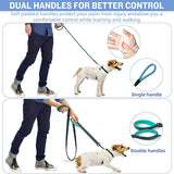 Max and Molly Multi function leash Matrix Sky Blue (large)