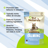 Pet Naturals Calming For Cats (30 Chewable tablets)