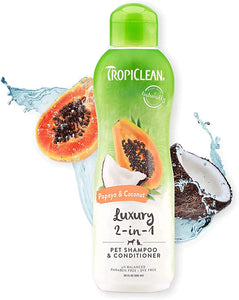 Tropiclean Luxury 2-in-1 Pet Shampoo & Conditioner 20oz