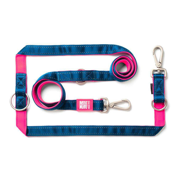 Max and Molly Multi Function Leash Matrix Pink (Large)