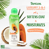 Tropiclean Luxury 2-in-1 Pet Shampoo & Conditioner 20oz