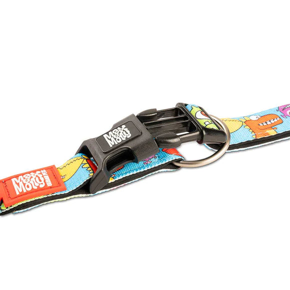 Max and Molly Dog Collar Little Monster (Comes with QR Code) Large