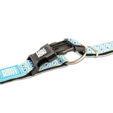 Max and Molly Dog Collar Retro Blue (Comes with QR Code) Small