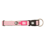 Max and Molly Dog Collar Retro Pink (Comes with QR Code) Large