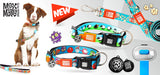 Max and Molly Dog Collar Little Monsters (Comes with QR Code) Small