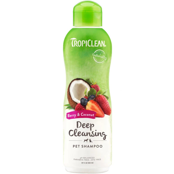 Tropiclean Deep Cleansing Pet Shampoo 20oz