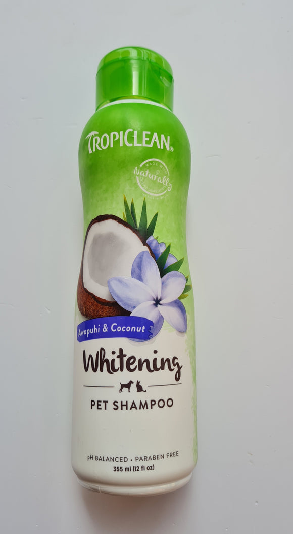 Tropiclean Whitening Pet Shampoo 12oz