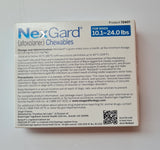 NexGard Chewable Tablet 10-24lb (3) Box