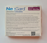 NexGard Chewable Tablet 24-60lb (3) Box