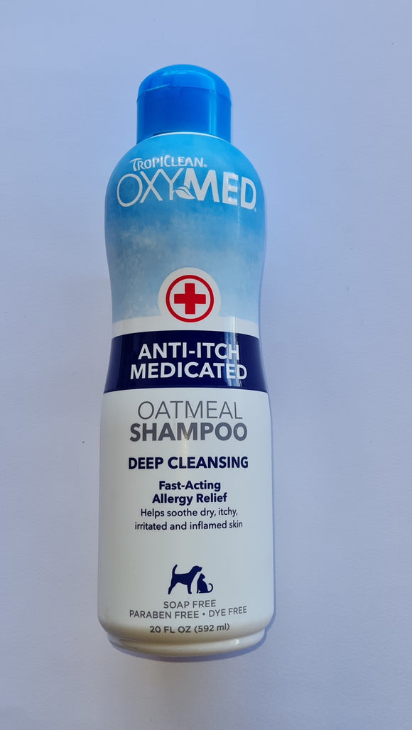 Tropiclean Oxymed Anti-Itch Medicated Shampoo 20oz