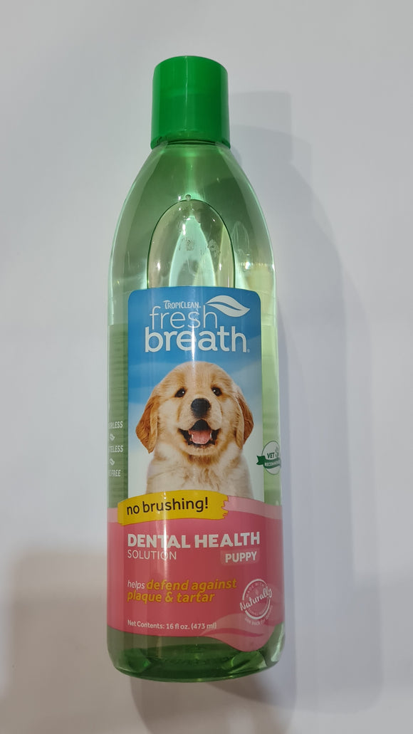 Tropiclean Fresh Breath Dental Health Solution for Puppy