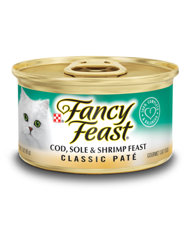 Fancy Feast® Cod, Sole and Shrimp Classic Pate (case)