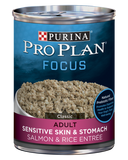 Pro Plan® Adult Sensitive Skin & Stomach Salmon & Rice Entrée Wet Dog Food (case)