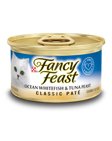 Fancy Feast® Ocean whitefish and tuna Classic Pate (case)