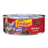 Friskies® Meaty Bits With Beef in Gravy Wet Cat Food (24) Case