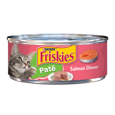 Friskies® Paté Salmon Dinner Wet Cat Food (24) Case