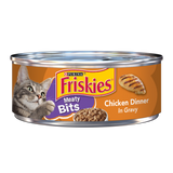 Friskies® Meaty Bits Chicken Dinner in Gravy Wet Cat Food (24) Case