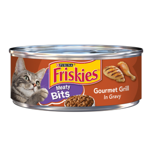 Friskies® Meaty Bits Gourmet Grill in Gravy Wet Cat Food (24) Case