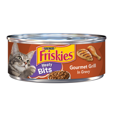 Friskies® Meaty Bits Gourmet Grill in Gravy Wet Cat Food (24) Case