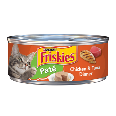 Friskies® Paté Chicken & Tuna Dinner Wet Cat Food (24) Case