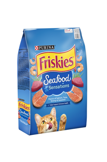 Friskies® Dry Cat Food, Seafood Sensations