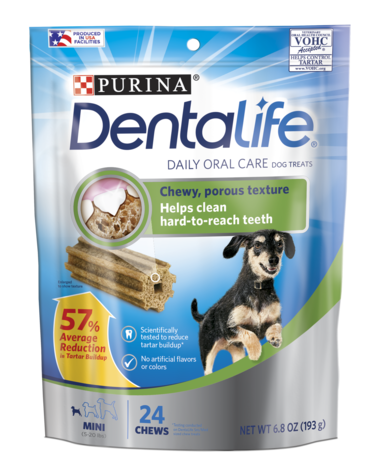Purina® Dentalife® Daily Oral Care Mini Chew Treats for Small Dogs
