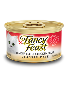 Fancy Feast® Tender Beef and Chicken Feast Classic Pate (case)