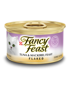 Fancy Feast® Flaked Tuna & Mackerel Wet Food (case)