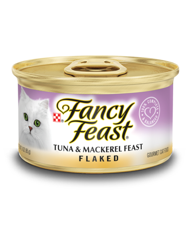 Fancy Feast® Flaked Tuna & Mackerel Wet Food (case)