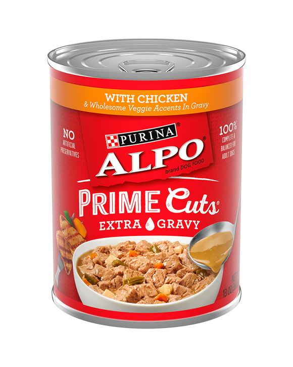 ALPO® Prime Cuts® Chicken & Wholesome Veggie Accents