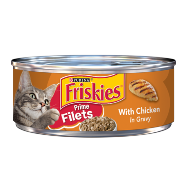 Friskies® Prime Filets With Chicken in Gravy Wet Cat Food (24) Case